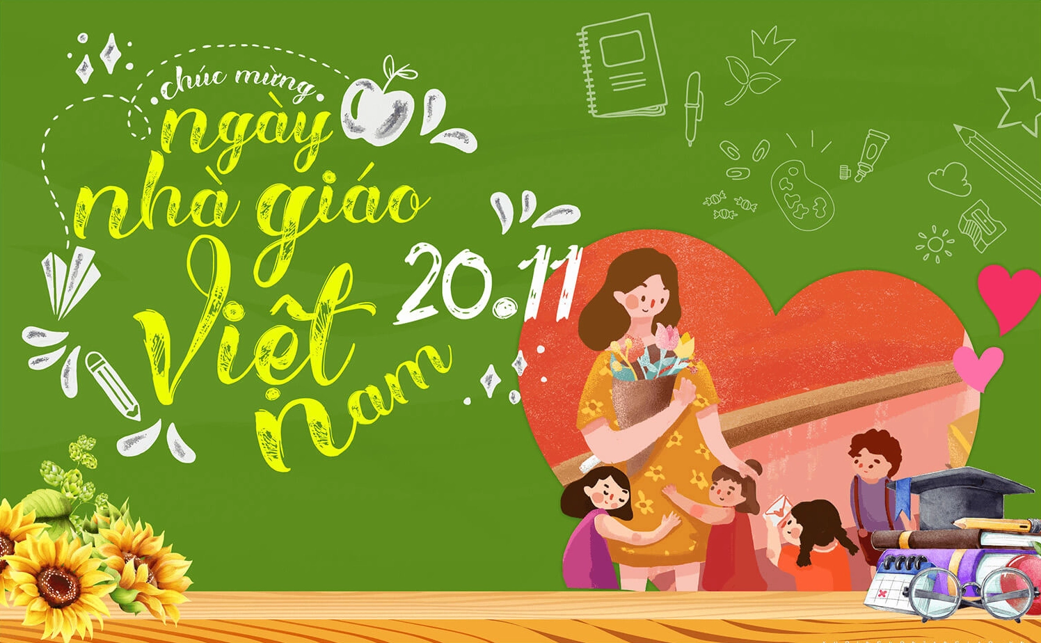 Bài thơ tả về cô giáo ngày 20 tháng 11 hay nhất