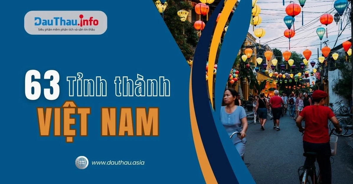 Bản đồ 63 tỉnh thành Việt Nam trước sáp nhập