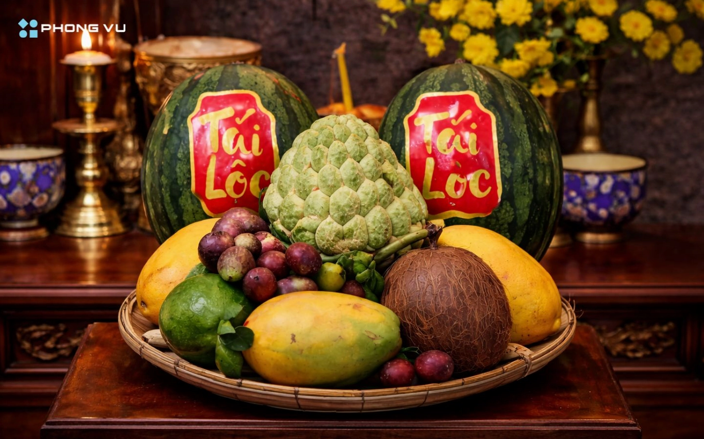 Cách bày mâm ngũ quả ngày Tết miền Nam
