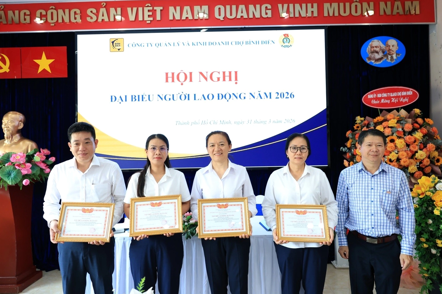 Chợ Bình Điền tổ chức Hội nghị Đại biểu Người Lao động năm 2026