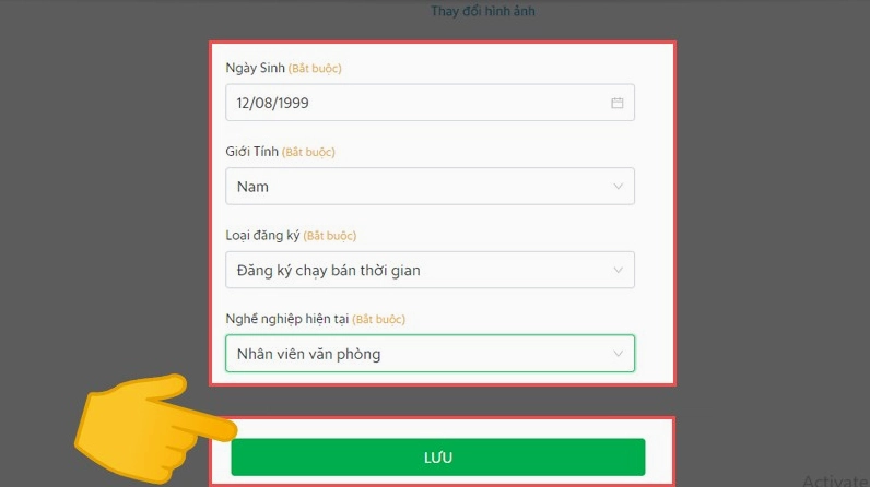 Hãy nhập đúng, cũng như cụ thê từng thông tin để tăng cơ hội đậu phỏng vấn nhé