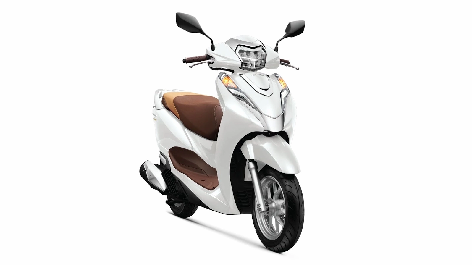 Honda Lead trắng nâu sở hữu thiết kế hiện đại