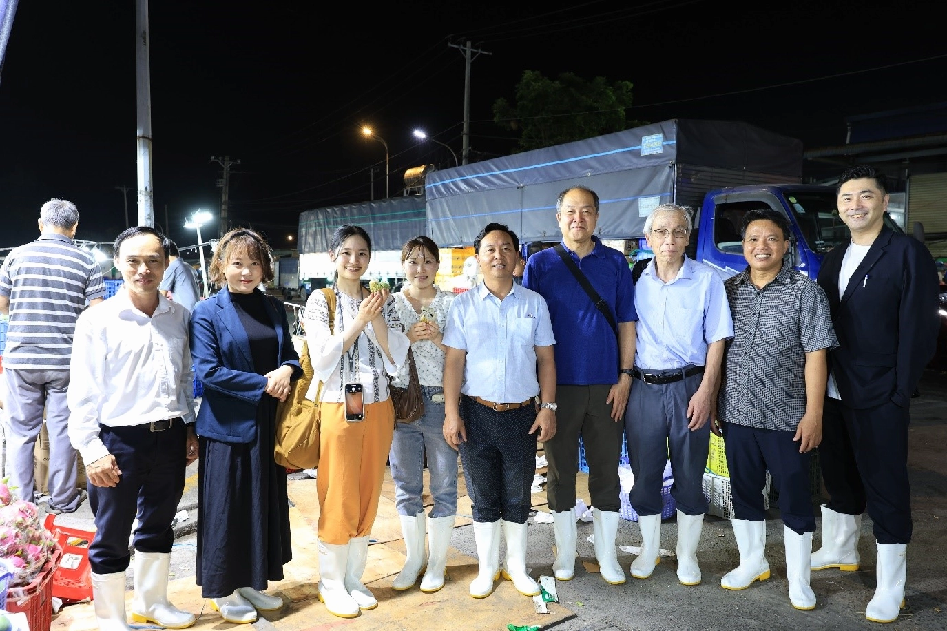 Hợp tác quốc tế, số hóa an toàn thực phẩm tại Chợ Bình Điền