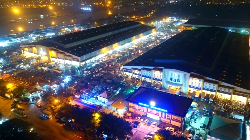 Khu chợ đầu mối Bình Điền được nhiều người yêu thích