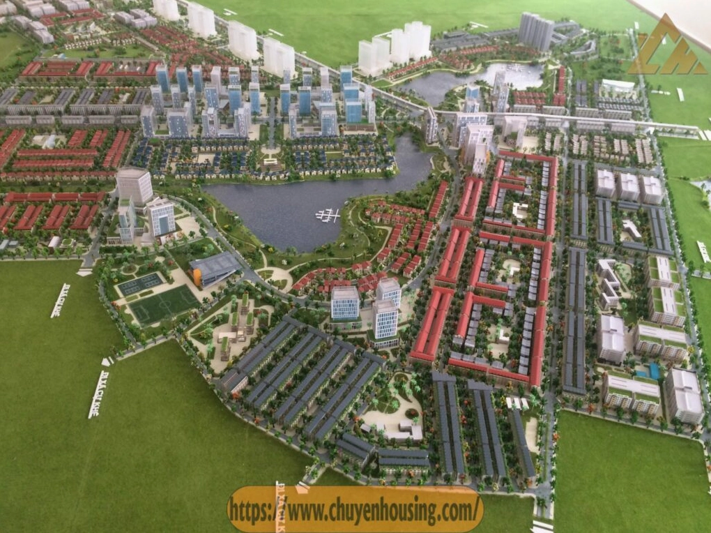 Khu đô thị Thanh Hà Cienco 5 nhìn từ trên cao