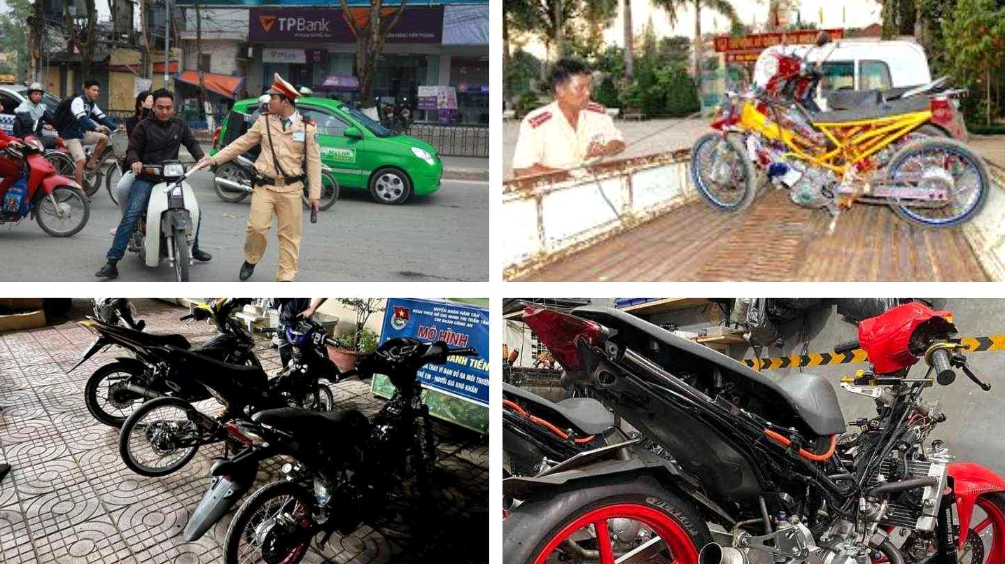 Lỗi tự ý thay đổi kết cấu xe máy không chỉ ảnh hưởng đến an toàn giao thông mà còn vi phạm quy định pháp luật