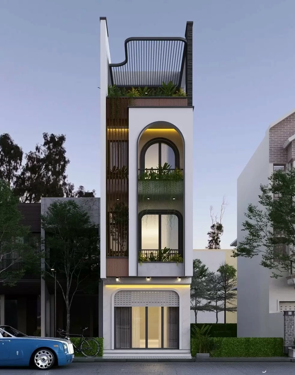 Mẫu nhà ống đẹp cấp 4 giá rẻ ở nông thôn