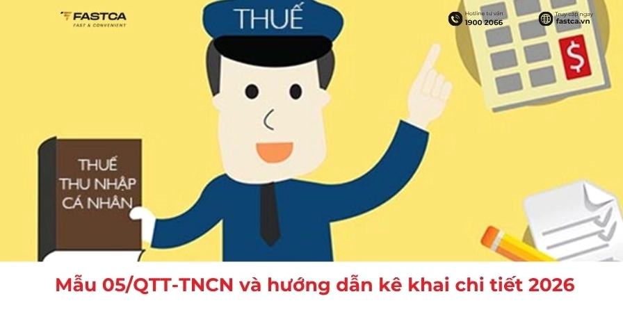 Mẫu tờ khai quyết toán thuế thu nhập cá nhân