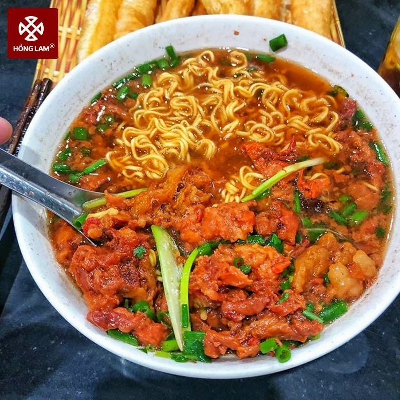 mì tôm sốt vang