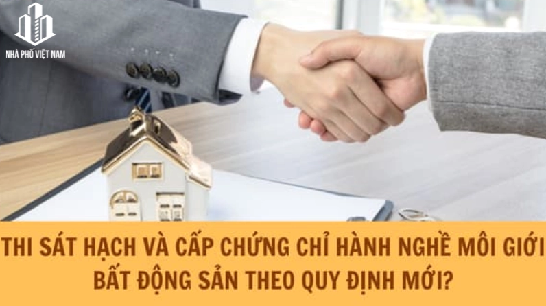 Một số tài liệu cung cấp kiến thức cho kì thi sát hạch môi giới bất động sản