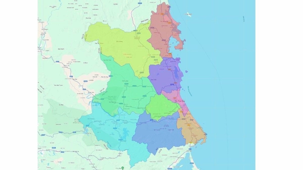 Nam Trung Bộ gồm những tỉnh nào