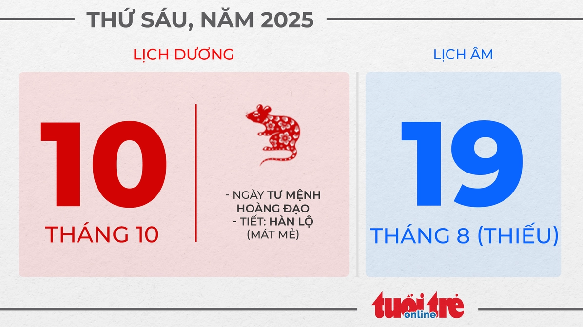 Ngày đẹp mùng 10 tháng 10