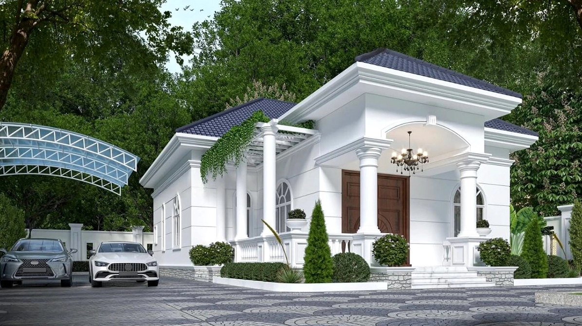 Nhà cấp 4 mái Nhật sang trọng, hiện đại