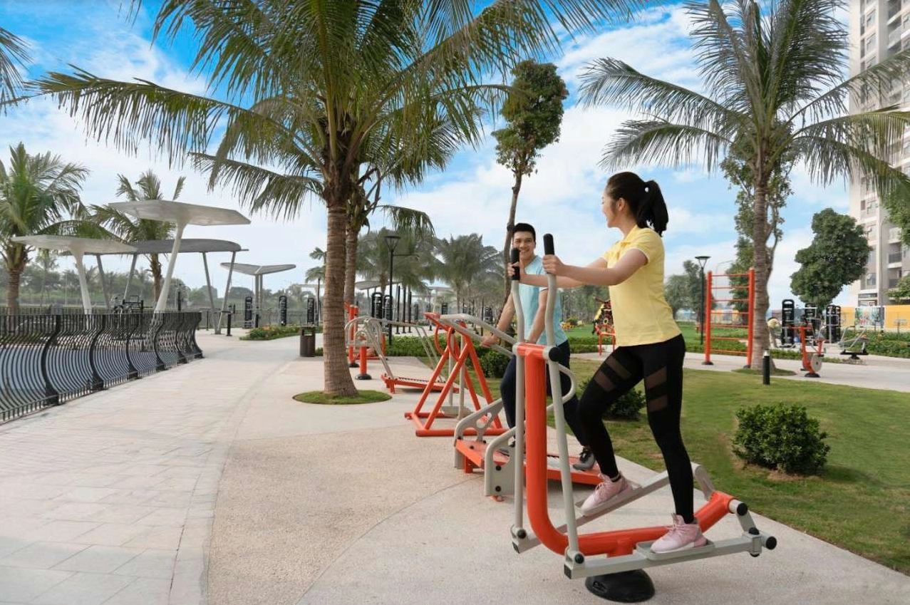 Sân tập thể thao đa năng tại Vinhomes Ocean Park