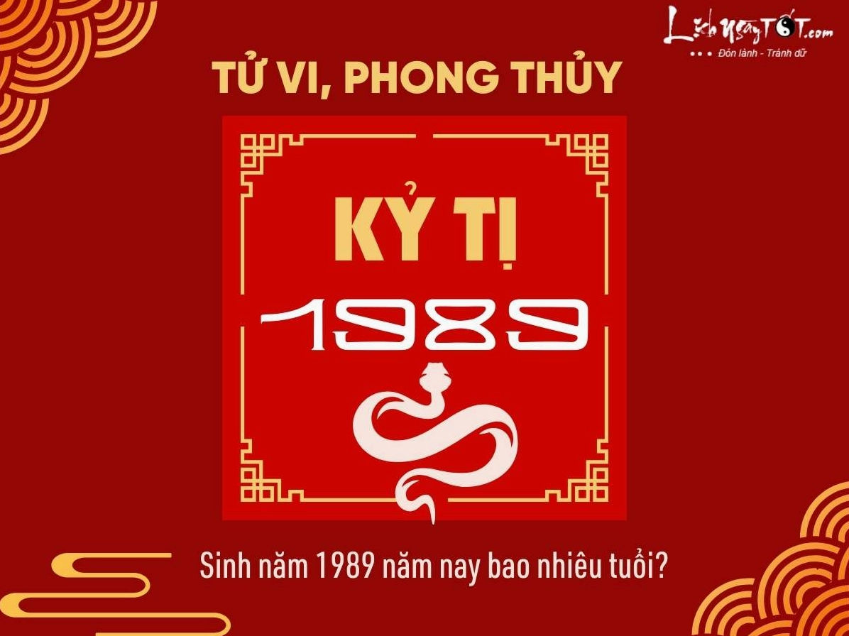 Sinh năm 1989 năm nay bao nhiêu tuổi?