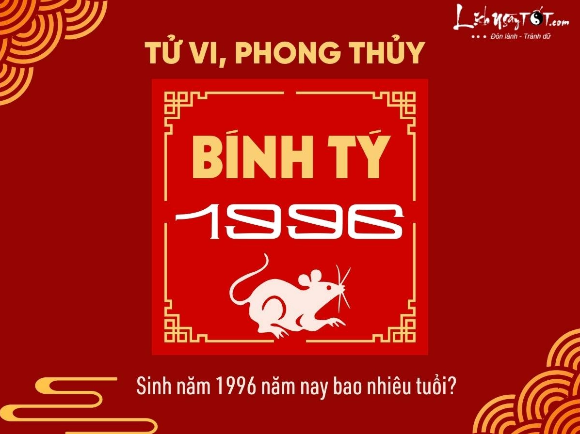 Sinh nam 1996 nam nay bao nhieu tuoi?
