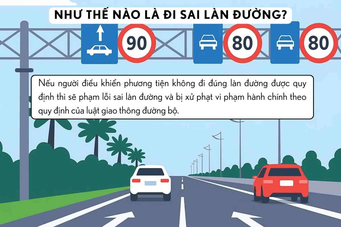 Tìm hiểu về lỗi đi sai làn đường
