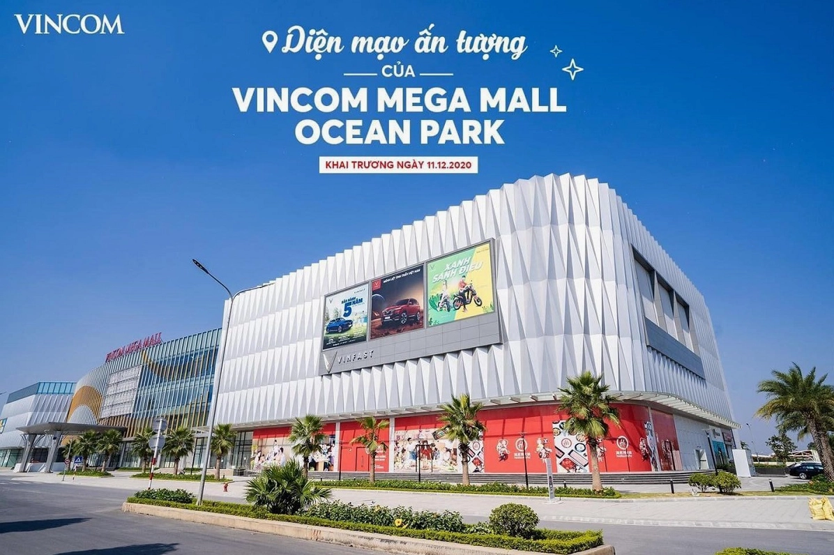 Trung tâm thương mại Vincom Mega Mall Vinhomes Ocean Park Gia Lâm