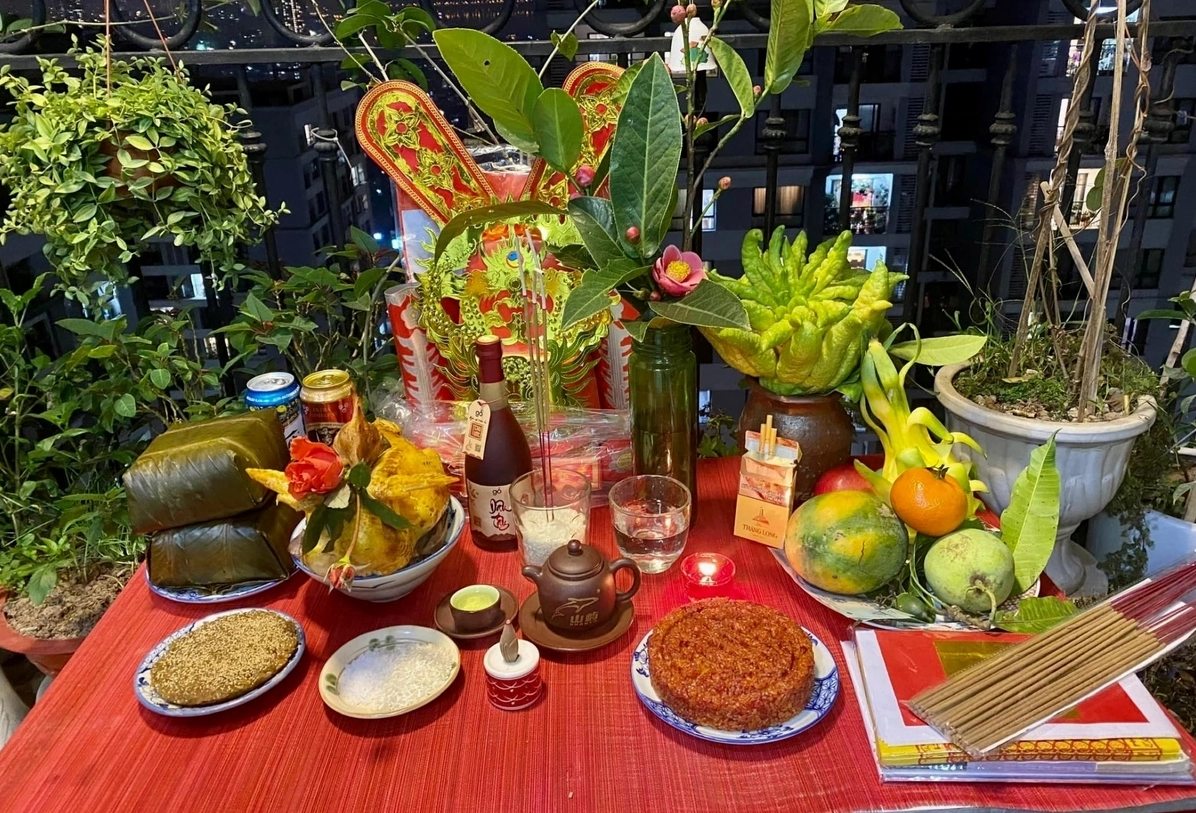 Văn khấn giao thừa ngoài trời