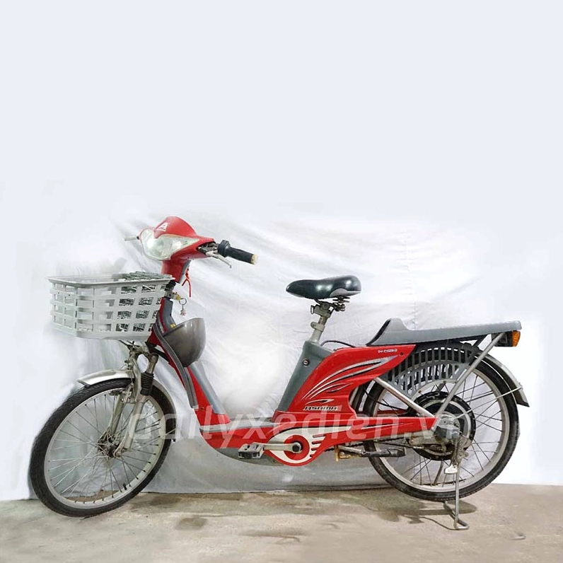 Xe đạp điện Asama Eoio cũ màu đỏ