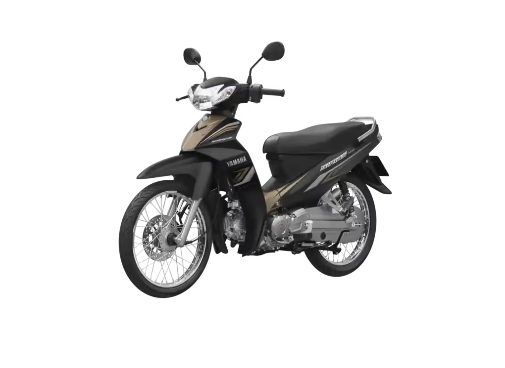 Xe máy Yamaha Sirius 110 đen vàng đồng