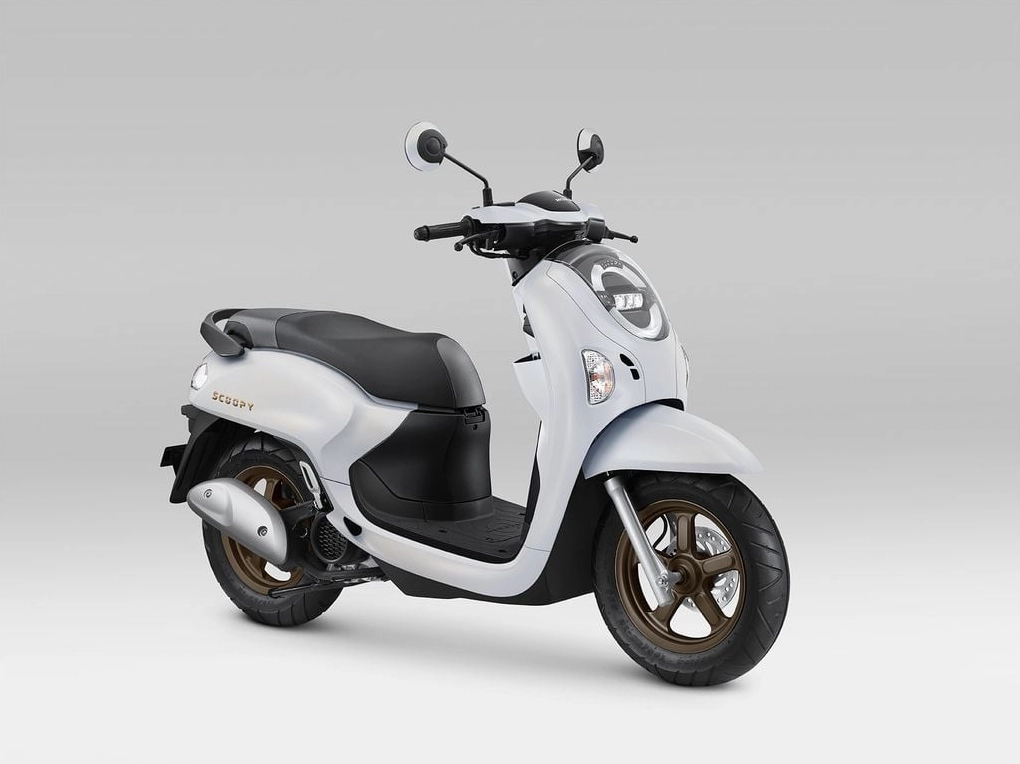 Xe tay ga Honda Scoopy 2025 trắng nhám